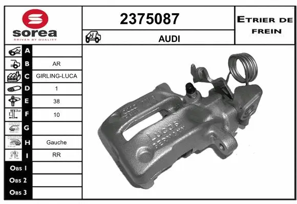 Brake Caliper (2375087)