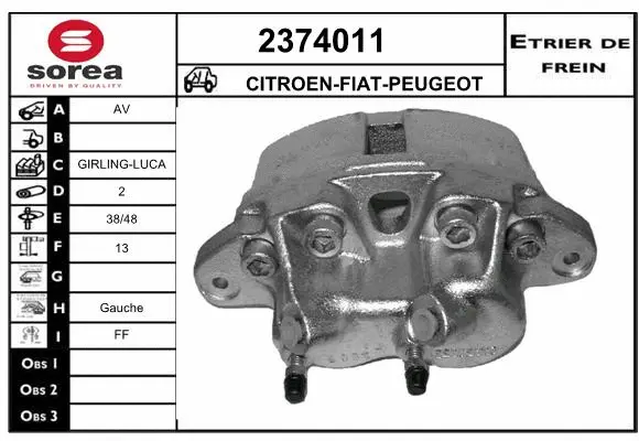 Brake Caliper (2374011)
