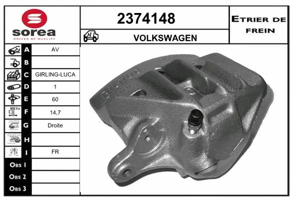 Brake Caliper (2374148)