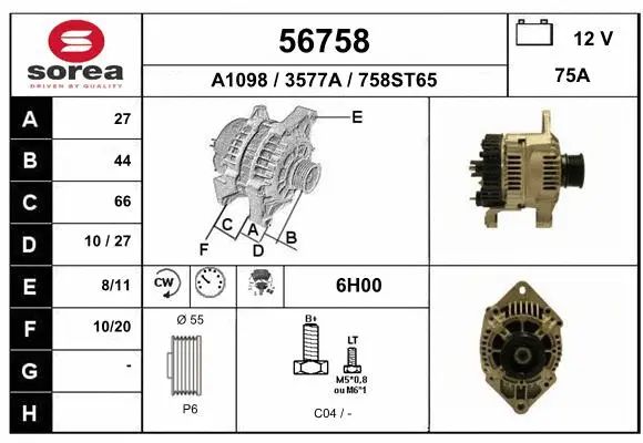 Alternator (56758)