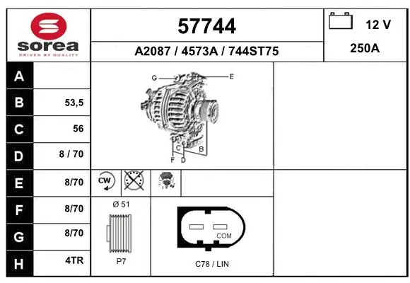 Alternator (57744)