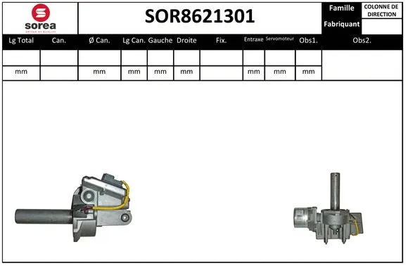 Steering Column (SOR8621301)