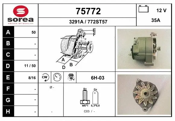 Alternator (75772)