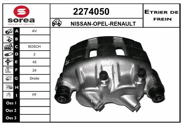Brake Caliper (2274050)