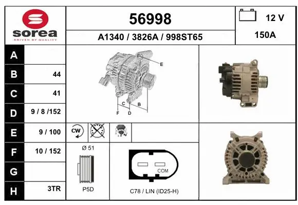 Alternator (56998)