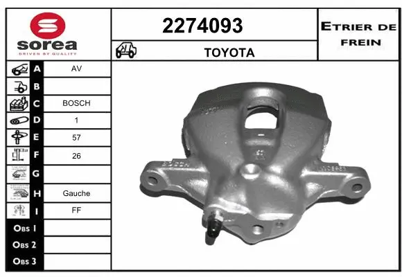 Brake Caliper (2274093)