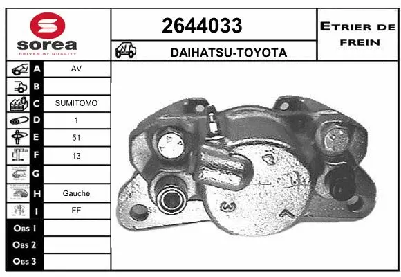 Brake Caliper (2644033)