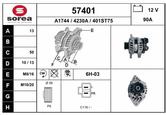 Alternator (57401)