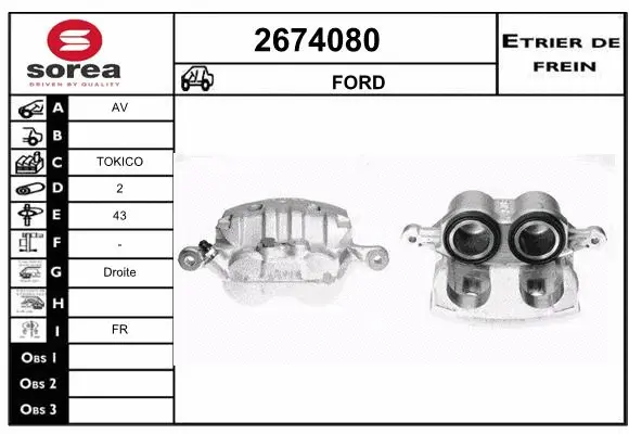 Brake Caliper (2674080)