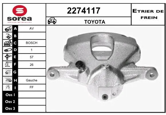Brake Caliper (2274117)