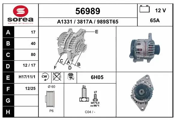 Alternator (56989)