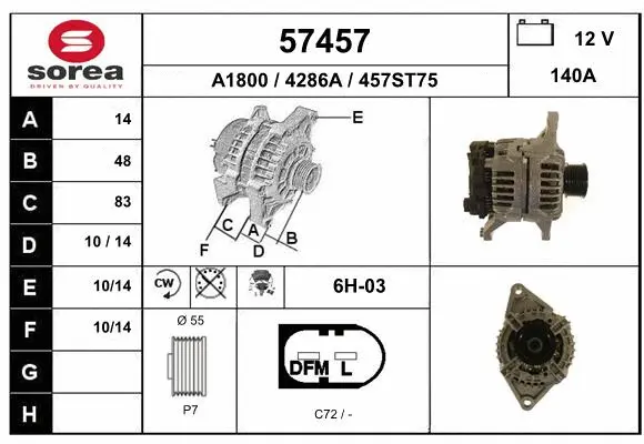 Alternator (57457)