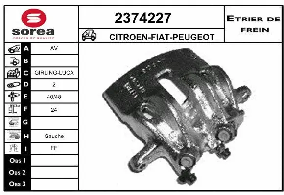Brake Caliper (2374227)