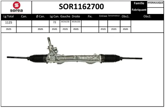 Steering Gear (SOR1162700)