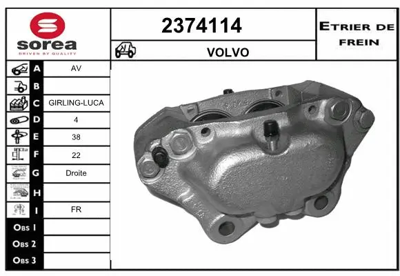 Brake Caliper (2374114)