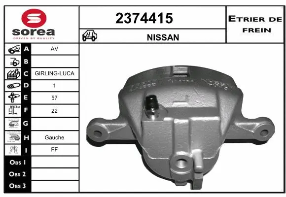Brake Caliper (2374415)
