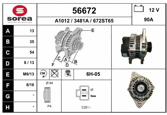 Alternator (56672)