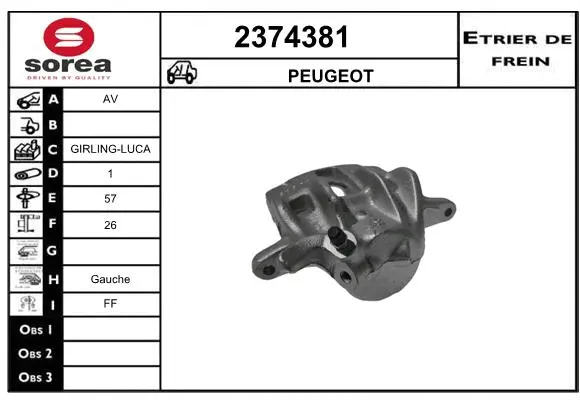 Brake Caliper (2374381)