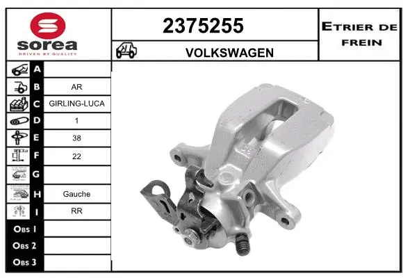 Brake Caliper (2375255)