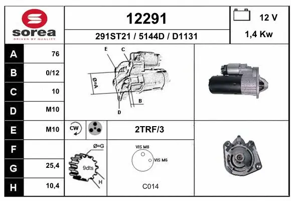 Starter (12291)