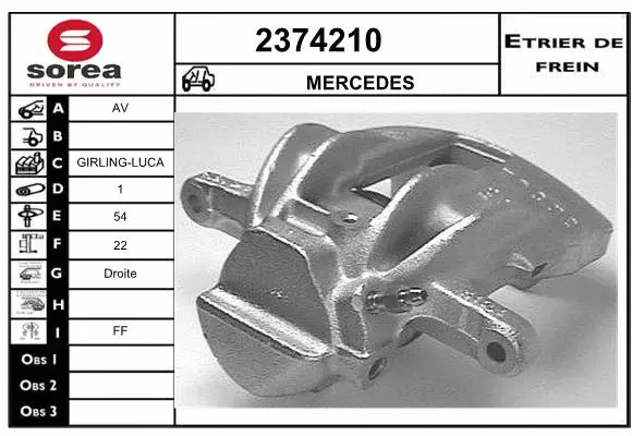 Brake Caliper (2374210)