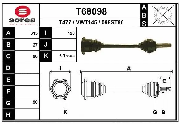 Drive Shaft (T68098)