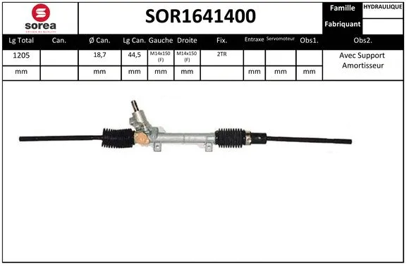 Steering Gear (SOR1641400)