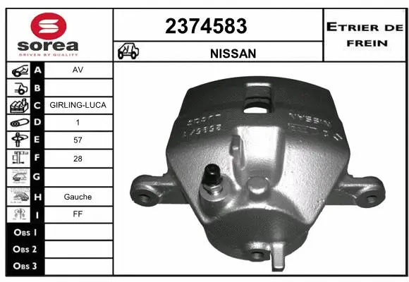 Brake Caliper (2374583)