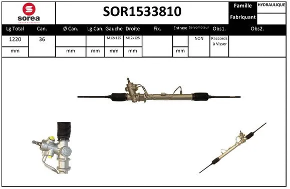 Steering Gear (SOR1533810)