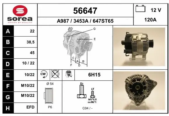 Alternator (56647)