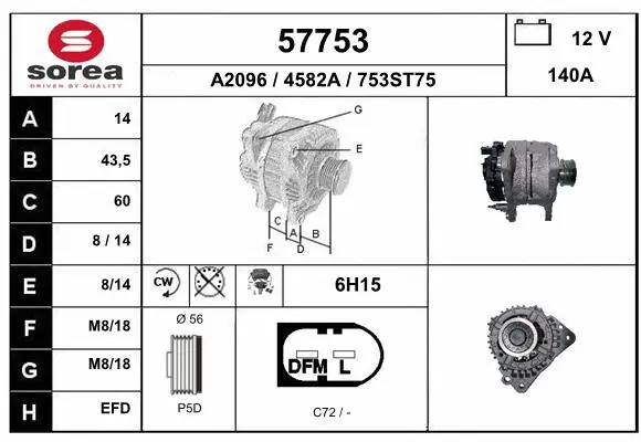 Alternator (57753)