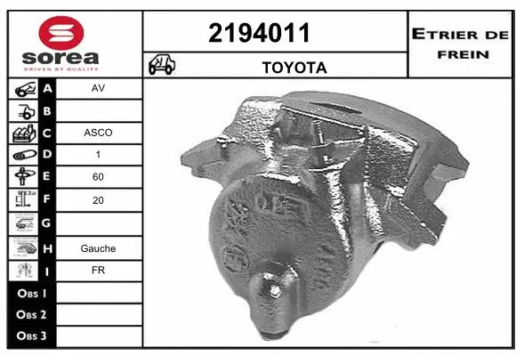 Brake Caliper (2194011)