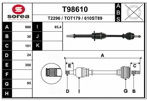 Drive Shaft (T98610)