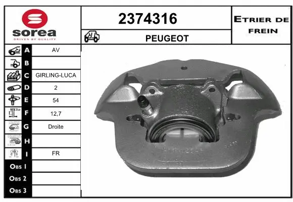 Brake Caliper (2374316)