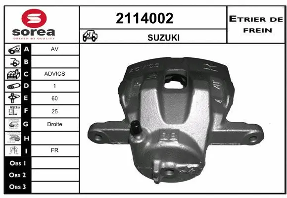 Brake Caliper (2114002)