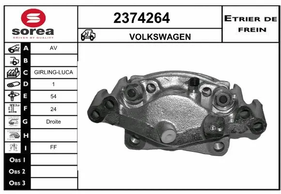 Brake Caliper (2374264)