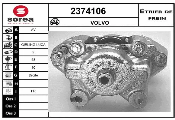 Brake Caliper (2374106)