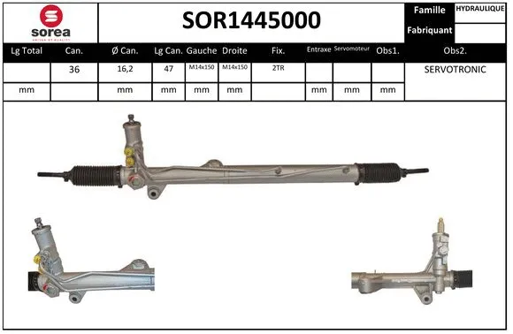 Steering Gear (SOR1445000)