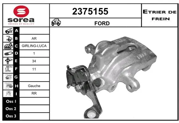 Brake Caliper (2375155)