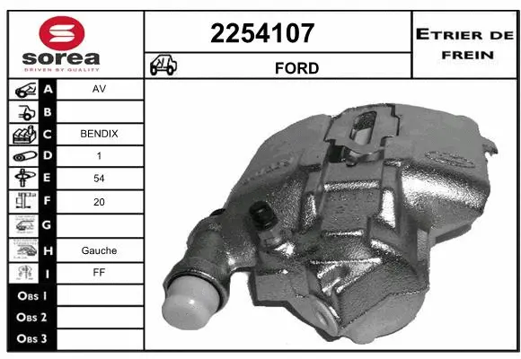 Brake Caliper (2254107)