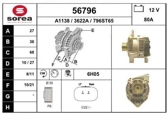 Alternator (56796)