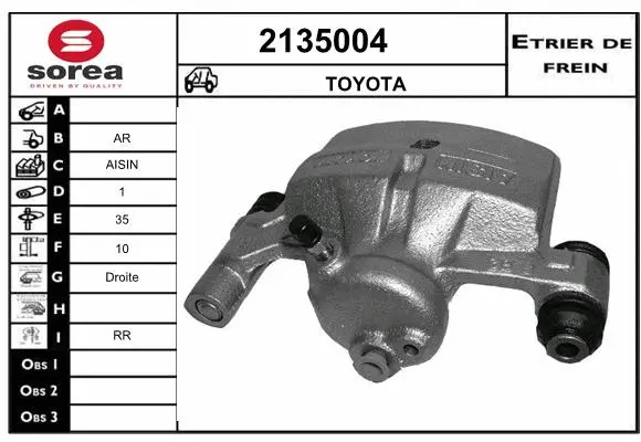 Brake Caliper (2135004)