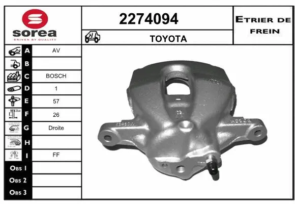 Brake Caliper (2274094)