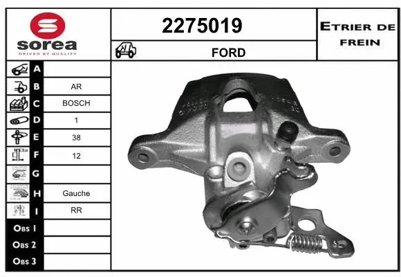 Brake Caliper (2275019)