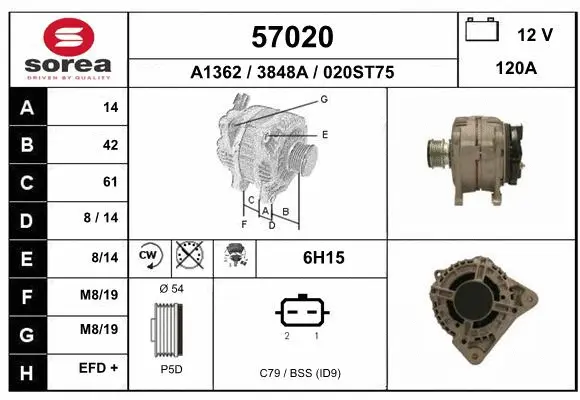 Alternator (57020)