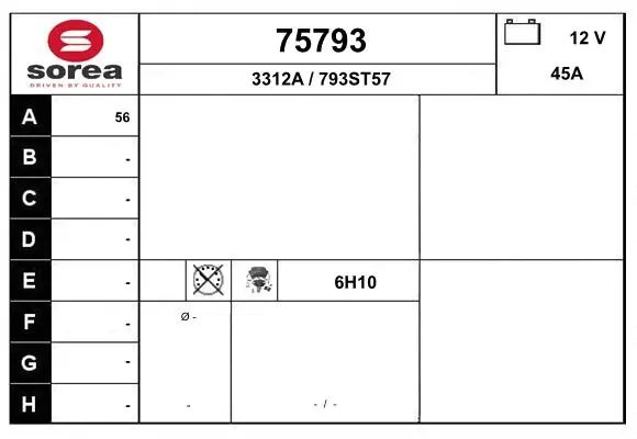 Alternator (75793)