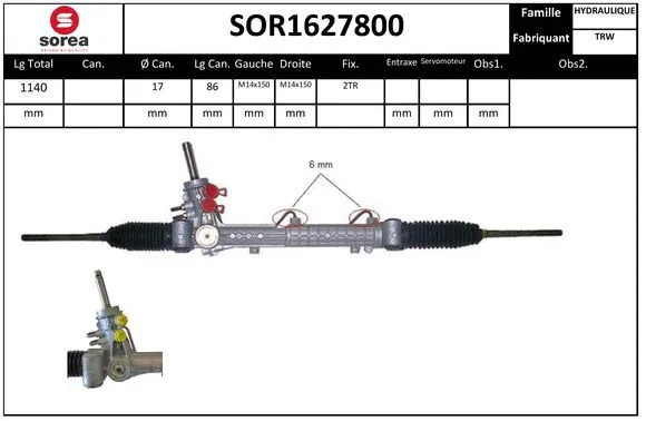Steering Gear (SOR1627800)