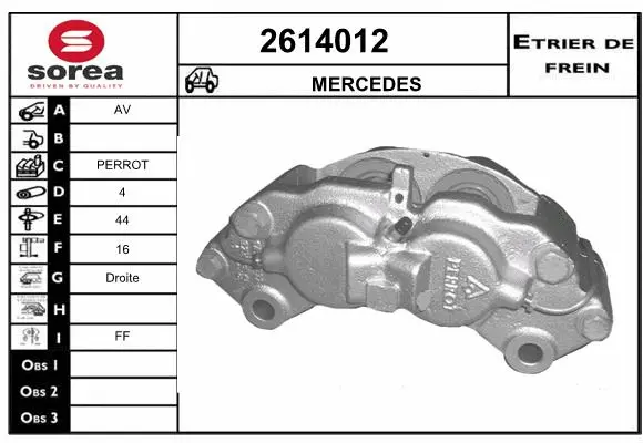 Brake Caliper (2614012)