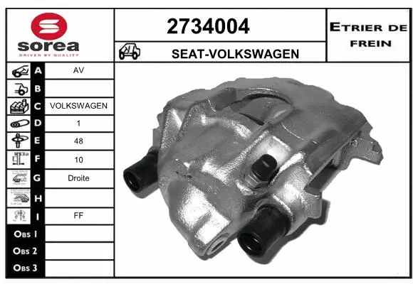 Brake Caliper (2734004)