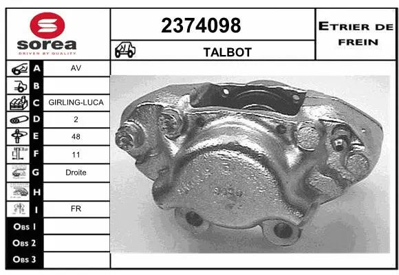 Brake Caliper (2374098)
